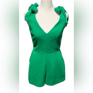 Amanda Uprichard V-neck Romper